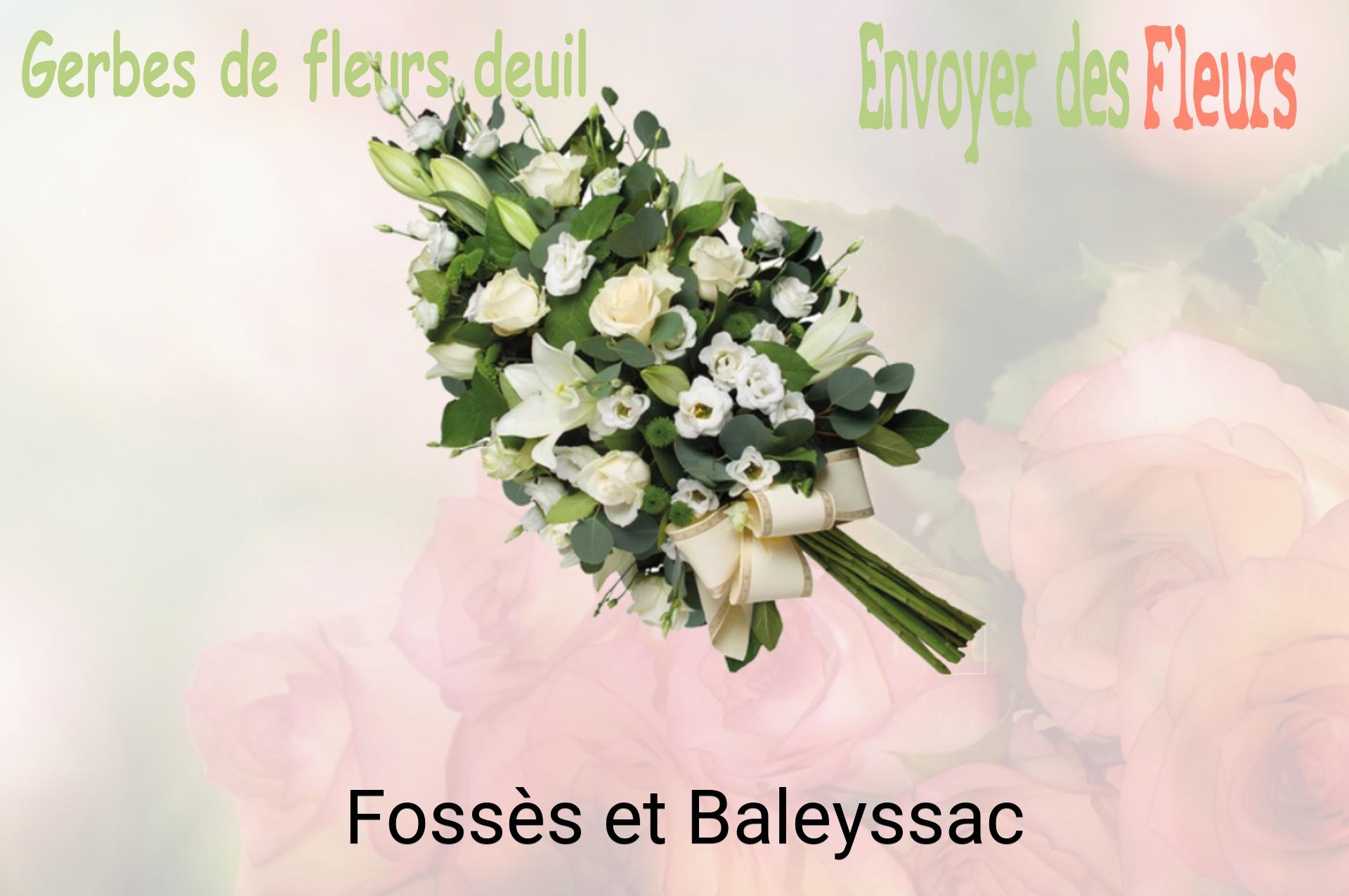 Gerbe de fleurs de deuil livrée à Fossès-et-Baleyssac